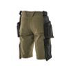 Afbeelding van Shorts, afneembare spijkerzakken,stretch | 17149-311 | 033-mosgroen