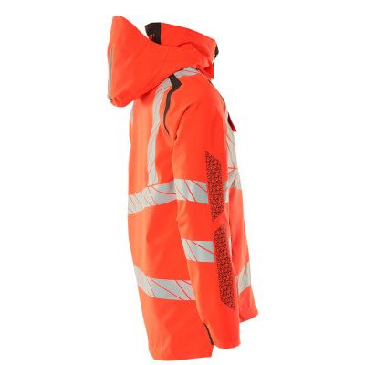 Foto van Mascot Accelerate Safe Shell jas | 19001-449 | 22218-hi-vis rood/donkerantraciet