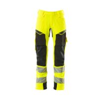 Mascot Accelerate Safe Broek met kniezakken | 19079-511 | 1709-hi-vis geel/zwart