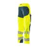 Afbeelding van Mascot Accelerate Safe Broek met kniezakken | 19079-511 | 1744-hi-vis geel/donkerpetrol