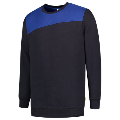 Foto van Sweater Bicolor Naden | marine/korenblauw | 302013-0111 | TRICORP WORKWEAR