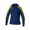 Afbeelding van ERIMA EVO STAR trainingsjack met capuchon Dames | new navy/lime | 1032440