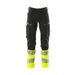 Mascot Accelerate Safe Broek met kniezakken | 19879-711 | 0917-zwart/hi-vis geel