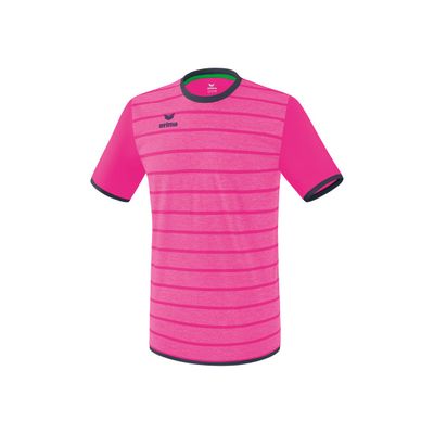 Roma shirt Kinderen | fluo pink/slate grey | 6132006