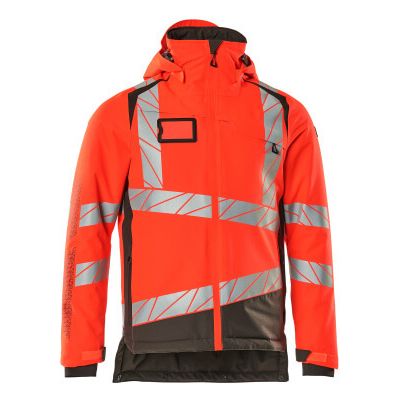 Foto van Mascot Accelerate Safe Winterjas | 19335-231 | 22218-hi-vis rood/donkerantraciet