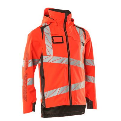 Foto van Mascot Accelerate Safe Shell jas | 19001-449 | 22218-hi-vis rood/donkerantraciet