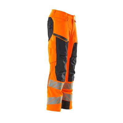 Foto van Mascot Accelerate Safe Broek met kniezakken | 19079-511 | 14010-hi-vis oranje/donkermarine