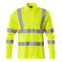 Mascot Poloshirt, lange mouwen, klasse 3 | 18283-995 | 017-hi-vis geel