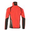 Afbeelding van Mascot Accelerate Safe Fleecetrui met rits | 19403-316 | 22218-hi-vis rood/donkerantraciet