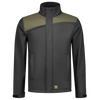 Afbeelding van Softshell Bicolor Naden | donkergrijs/legergroen | 402021-1813 | TRICORP WORKWEAR