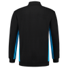 Afbeelding van Polosweater Bicolor Borstzak | zwart/turkoois | 302001-0987 | TRICORP WORKWEAR