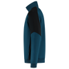 Afbeelding van Zip Sweater Bicolor Redefined | petrol/zwart | 306111-9309 | TRICORP WORKWEAR