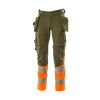 Afbeelding van Mascot Accelerate Safe Broek met spijkerzakken | 19131-711 | 3314-mosgroen/hi-vis oranje