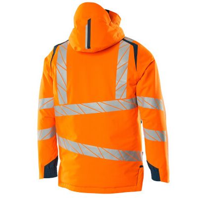 Foto van Mascot Accelerate Safe Winterjas | 19035-449 | 1444-hi-vis oranje/donkerpetrol