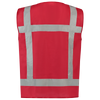 Afbeelding van Vest Reflectie | fluorrood | 453014-222 | TRICORP SAFETY