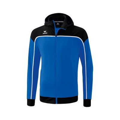 Foto van ERIMA CHANGE by erima trainingsjack met capuchon Kinderen | new royal/zwart/wit | 1032302
