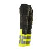 Afbeelding van Broek met spijkerzakken, klasse 1 | 17531-860 | 0917-zwart/hi-vis geel