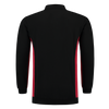 Afbeelding van Polosweater Bicolor Borstzak | zwart/rood | 302001-0902 | TRICORP WORKWEAR