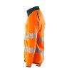 Afbeelding van Mascot Accelerate Safe Sweatshirt met rits | 19184-781 | 1444-hi-vis oranje/donkerpetrol