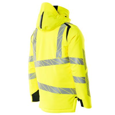 Foto van Mascot Accelerate Safe Winterjas | 19035-449 | 17010-hi-vis geel/donkermarine