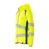 Afbeelding van Mascot Accelerate Safe Capuchontrui met rits | 19284-781 | 1744-hi-vis geel/donkerpetrol