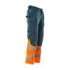 Afbeelding van Mascot Accelerate Safe Broek met spijkerzakken | 19131-711 | 4414-donkerpetrol/hi-vis oranje