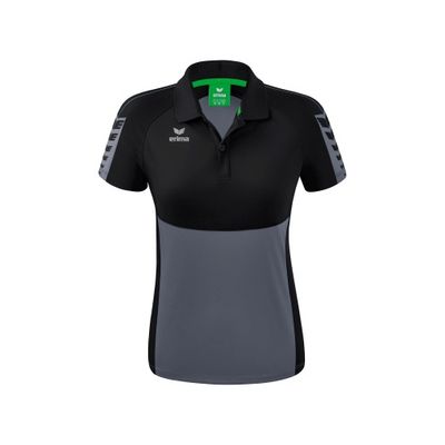 Foto van ERIMA Six Wings polo Dames | slate grey/zwart | 1112214
