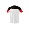 Afbeelding van ERIMA CHANGE by erima T-shirt Unisex | wit/zwart/rood | 1082318