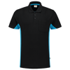 Afbeelding van Poloshirt Bicolor Borstzak | zwart/turkoois | 202002-0987 | TRICORP WORKWEAR