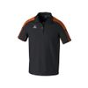 Afbeelding van ERIMA EVO STAR polo Unisex | zwart/oranje | 1112410