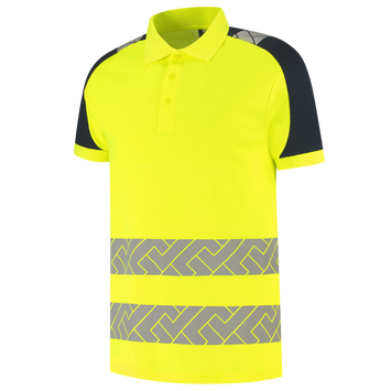 Foto van Poloshirt High Vis Redefined | fluorgeel/donkermarine | 206103-17010 | TRICORP WORKWEAR