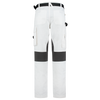 Afbeelding van Schildersbroek Twill Cordura Stretch | wit/donkergrijs | 502016-0618 | TRICORP WORKWEAR