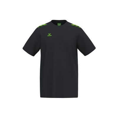 Erima CMPT 3 Wings t-shirt unisex, 2082555, zwart/green gecko