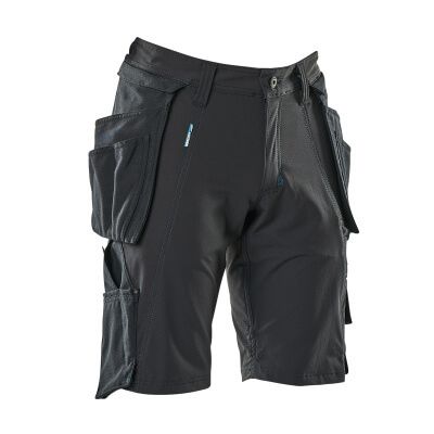 Foto van Shorts, afneembare spijkerzakken,stretch | 17149-311 | 010-donkermarine