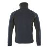 Afbeelding van Sweater met rits, hoge kraag | 17484-319 | 01009-donkermarine/zwart