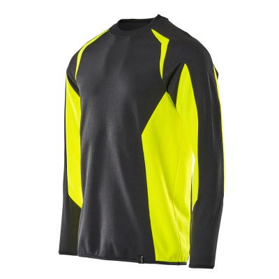 Foto van Mascot Accelerate Safe Sweatshirt | 22084-781 | 0917-zwart/hi-vis geel