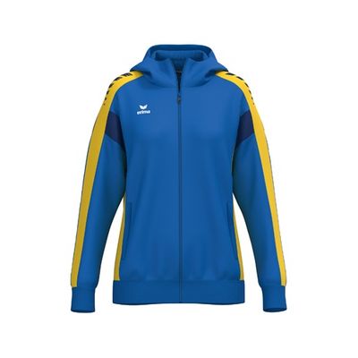 Foto van ERIMA CELEBRATE 125 Training Jacket with hood Dames | new royal/geel | 1032640