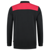 Afbeelding van Polosweater Bicolor Naden | zwart/rood | 302004-0902 | TRICORP WORKWEAR