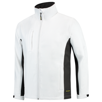 Foto van Softshell Bicolor | wit/donkergrijs | 402002-0618 | TRICORP WORKWEAR