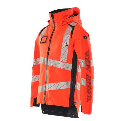 Foto van Mascot Accelerate Safe Shell jas | 19001-449 | 22210-hi-vis rood/donkermarine