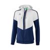 Afbeelding van Squad tracktop jack met capuchon Dames | wit/new navy/slate grey | 1032022