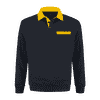 Afbeelding van Indushirt PSW 300 Polosweater marine-geel