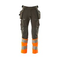 Mascot Accelerate Safe Broek met spijkerzakken | 19131-711 | 1814-donkerantraciet/hi-vis oranje