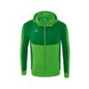 Afbeelding van ERIMA Six Wings trainingsjack met capuchon Kinderen | green/smaragd | 1032208
