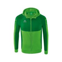 ERIMA Six Wings trainingsjack met capuchon Kinderen | green/smaragd | 1032208