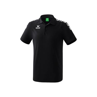 Essential 5-C polo | zwart/wit | 2111901