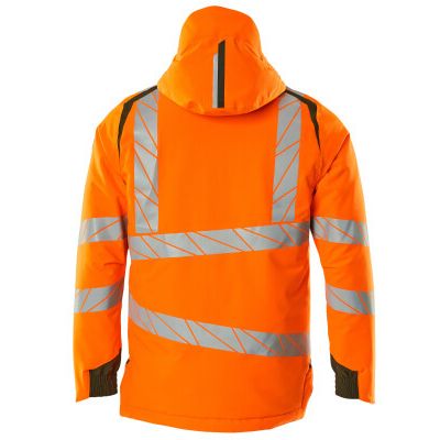 Foto van Mascot Accelerate Safe Winterjas | 19035-449 | 1433-hi-vis oranje/mosgroen