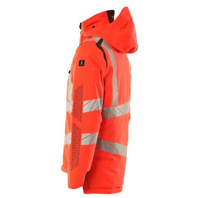 Foto van Mascot Accelerate Safe Winterjas | 19035-449 | 22218-hi-vis rood/donkerantraciet