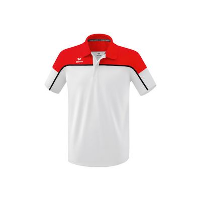 Erima Change polo heren, wit/rood/zwart, 1112306