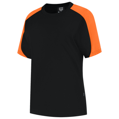 T-shirt Bicolor Redefined Dames | zwart/oranje | 106109-0998 | TRICORP WORKWEAR